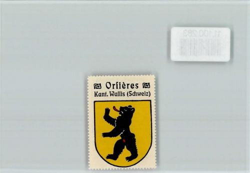 Orsières Vignette Wappen Kaffee Hag ca 1920-1940