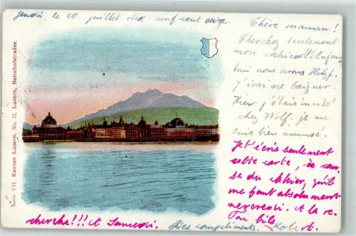 Luzern 1911 Serie VII Kanton Luzern Nr 11 Brandts Schweizer Pillen