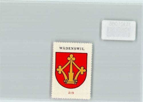 Wädenswil Vignette Wappen Kaffee Hag ca 1920-1940 Wädenswil