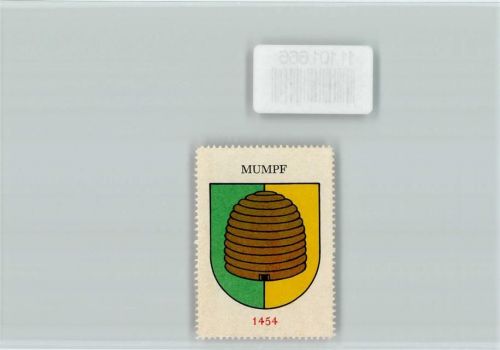 Mumpf Bienenstock Vignette Wappen Kaffee Hag ca 1920-1940