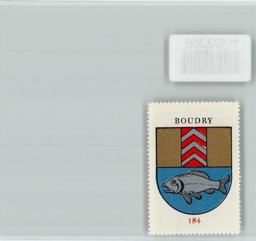 Boudry Vignette Wappen Kaffee Hag ca 1920-1940