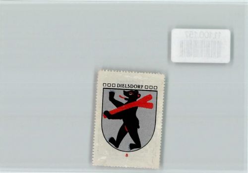 Dielsdorf Vignette Wappen Kaffee Hag ca 1920-1940