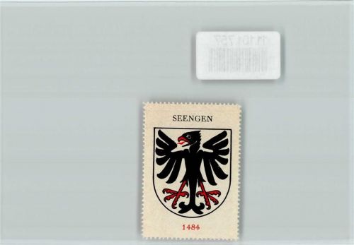 Seengen Vignette Wappen Kaffee Hag ca 1920-1940