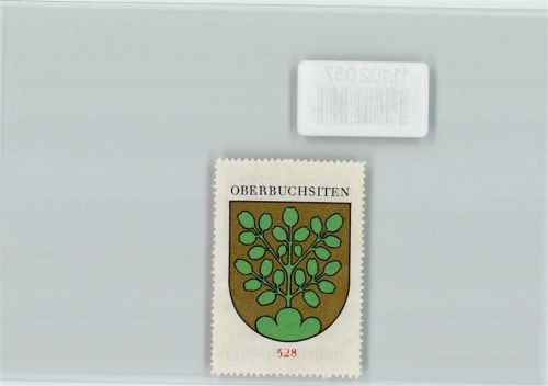 Oberbuchsiten Vignette Wappen Kaffee Hag ca 1920-1940