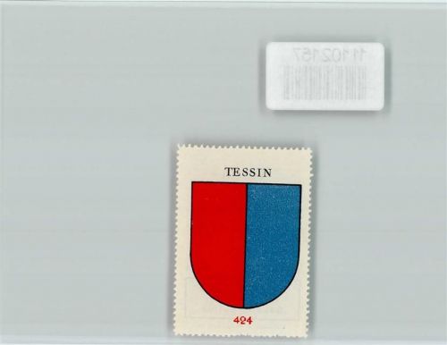 Bellinzona Tessin Vignette Wappen Kaffee Hag ca 1920-1940