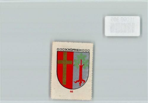 Schüpfheim Vignette Wappen Kaffee Hag ca 1920-1940