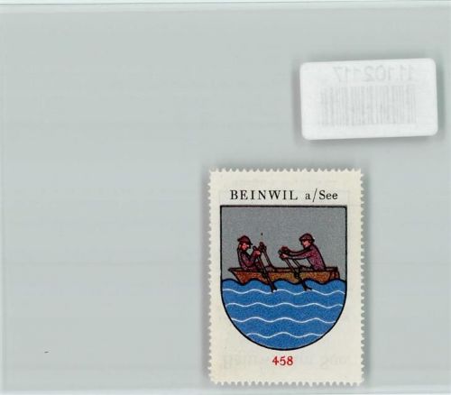 Beinwil am See Vignette Wappen Kaffee Hag ca 1920-1940