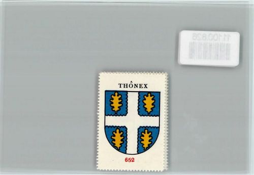 Thônex Vignette Wappen Kaffee Hag ca 1920-1940