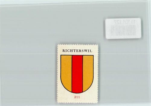 Richterswil Vignette Wappen Kaffee Hag ca 1920-1940 Richterswil
