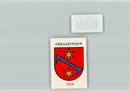 Gerlafingen Vignette Wappen Kaffee Hag ca 1920-1940 Gerlafingen