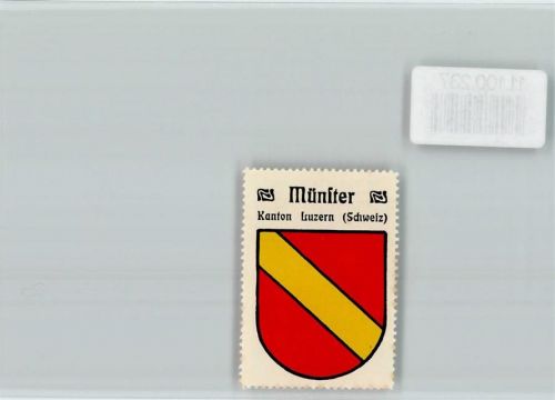 Beromünster Vignette Wappen Kaffee Hag ca 1920-1940
