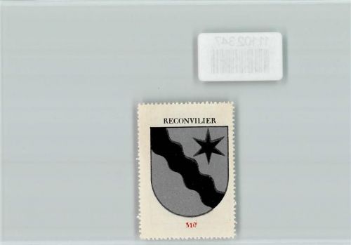 Reconvilier Vignette Wappen Kaffee Hag ca 1920-1940