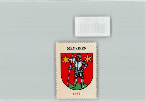 Menziken Vignette Wappen Kaffee Hag ca 1920-1940