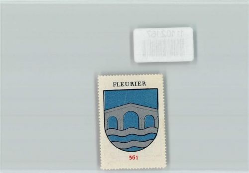 Fleurier Vignette Wappen Kaffee Hag ca 1920-1940