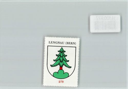 Lengnau BE Vignette Wappen Kaffee Hag ca 1920-1940 Lengnau