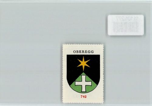 Oberegg Vignette Wappen Kaffee Hag ca 1920-1940 Oberegg