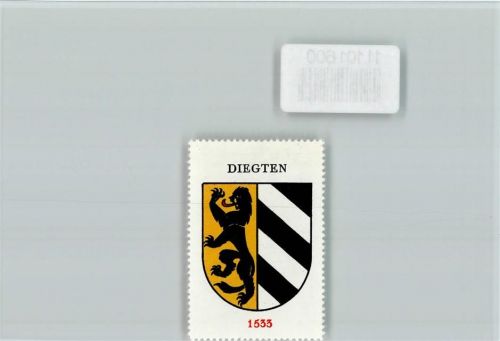 4457 Diegten - Vignette Wappen Kaffee Hag ca 1920-1940