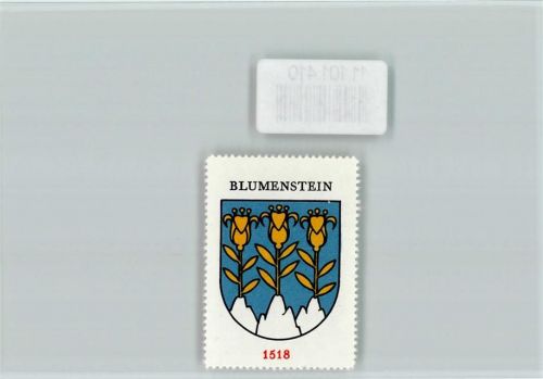 Blumenstein Vignette Wappen Kaffee Hag ca 1920-1940 Blumenstein