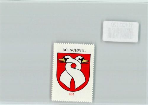9606 Bütschwil - Vignette Wappen Kaffee Hag ca 1920-1940