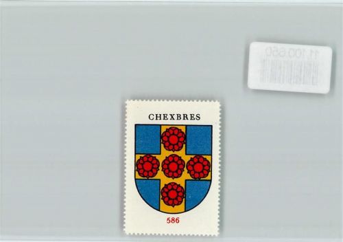 Chexbres Vignette Wappen Kaffee Hag ca 1920-1940 Chexbres