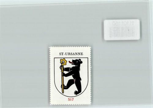 St-Ursanne Vignette Wappen Kaffee Hag ca 1920-1940 St-Ursanne