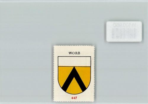 Worb Vignette Wappen Kaffee Hag ca 1920-1940 Worb