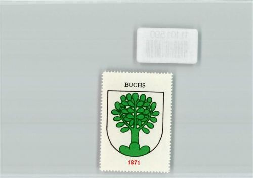 Buchs AG Vignette Wappen Kaffee Hag ca 1920-1940
