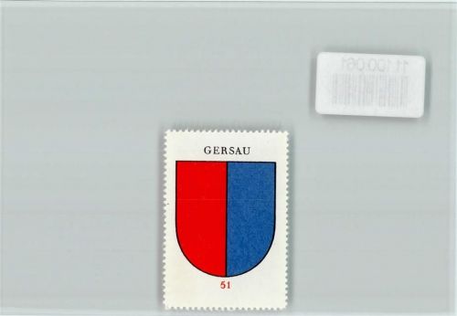 6442 Gersau - Vignette Wappen Kaffee Hag ca 1920-1940