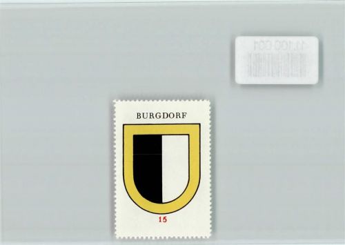 Burgdorf Vignette Wappen Kaffee Hag ca 1920-1940