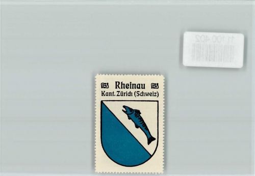 Rheinau Vignette Wappen Kaffee Hag ca 1920-1940