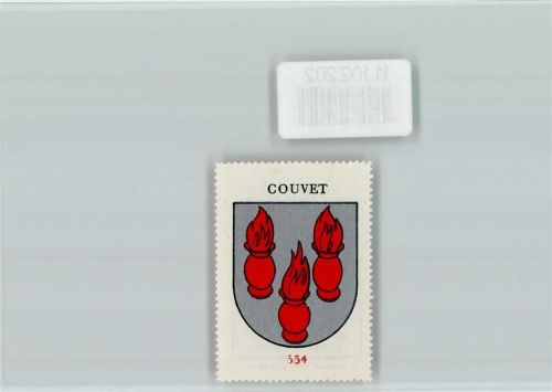 Couvet Vignette Wappen Kaffee Hag ca 1920-1940