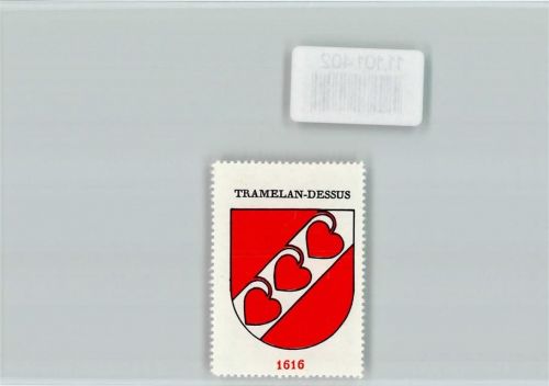 Tramelan Vignette Wappen Kaffee Hag ca 1920-1940 Tramelan-Dessus