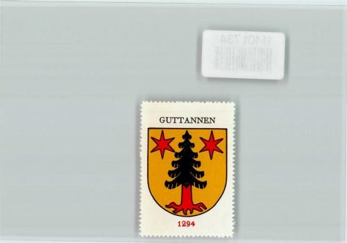 Guttannen Vignette Wappen Kaffee Hag ca 1920-1940