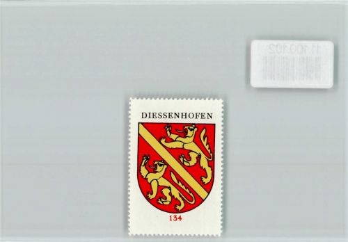 8253 Diessenhofen - Vignette Wappen Kaffee Hag ca 1920-1940