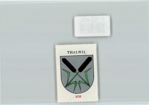 Thalwil Vignette Wappen Kaffee Hag ca 1920-1940