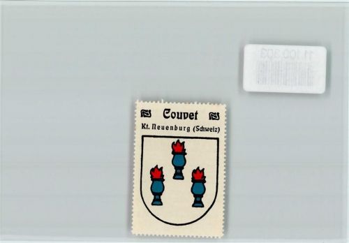 Couvet Vignette Wappen Kaffee Hag ca 1920-1940