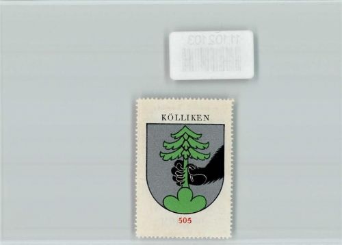 Kölliken Vignette Wappen Kaffee Hag ca 1920-1940