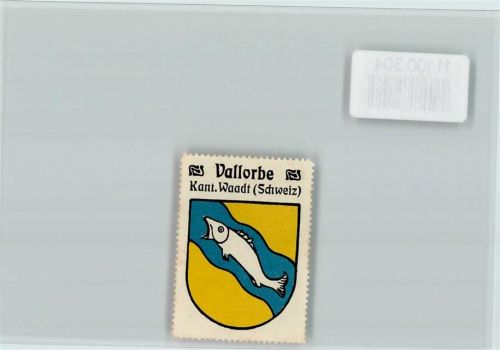 Vallorbe Vignette Wappen Kaffee Hag ca 1920-1940