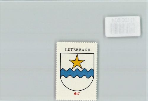 Luterbach Vignette Wappen Kaffee Hag ca 1920-1940 Luterbach
