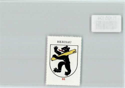 Herisau Vignette Wappen Kaffee Hag ca 1920-1940