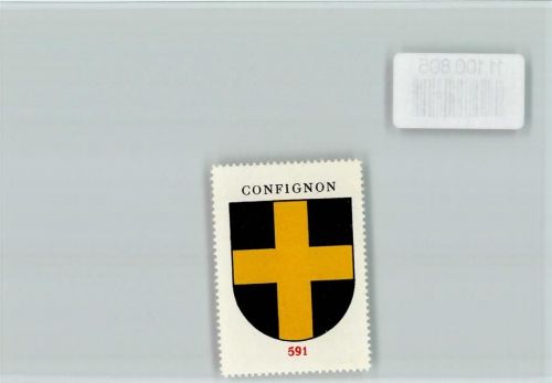 Confignon Vignette Wappen Kaffee Hag ca 1920-1940 Confignon