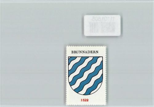 9125 Brunnadern - Vignette Wappen Kaffee Hag ca 1920-1940