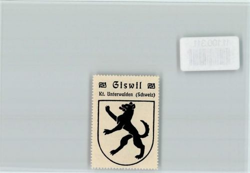Giswil Vignette Wappen Kaffee Hag ca 1920-1940