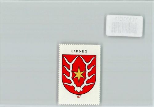 6060 Sarnen - Vignette Wappen Kaffee Hag ca 1920-1940