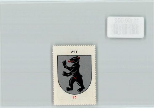 9500 Wil SG - Vignette Wappen Kaffee Hag ca 1920-1940