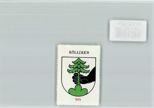 Kölliken Vignette Wappen Kaffee Hag ca 1920-1940 Kölliken