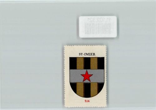 St-Imier Vignette Wappen Kaffee Hag ca 1920-1940