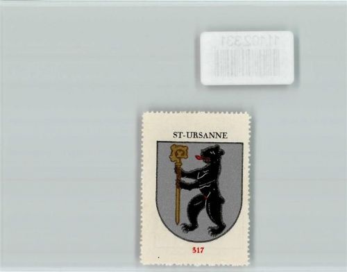 St-Ursanne Vignette Wappen Kaffee Hag ca 1920-1940