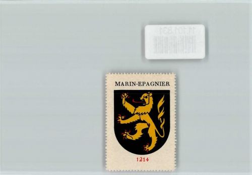 Marin-Epagnier Vignette Wappen Kaffee Hag ca 1920-1940