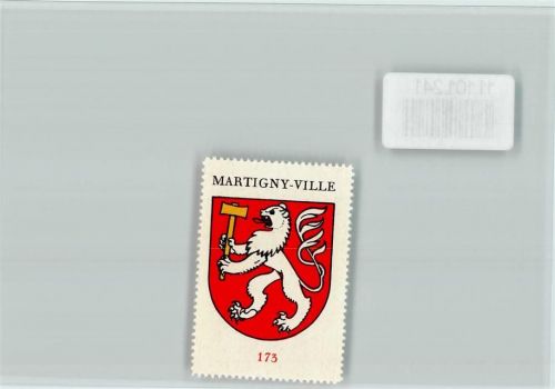 Martigny Vignette Wappen Kaffee Hag ca 1920-1940 Martigny-Ville